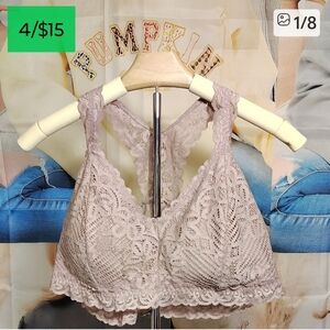 Maurices Lace Bralette in Light Purple 4oz/ 26